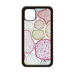Estrutura de células de microscópio coloridas biológica para iPhone 11 Pro Max capa para celular Apple
