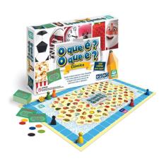 Jogo O QUE É ? O QUE É ? Clássico Educativo Infantil Em Tabuleiro 120 Cartas