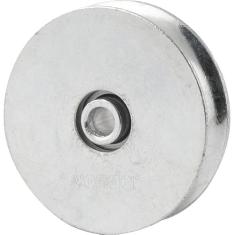 Roldana para Portão 3" Tipo U Aço Zincado R.bucha - Vonder