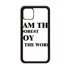 Capa I Am The Poorest Boy para iPhone 11 Pro Max para Apple Mobile Case Shell