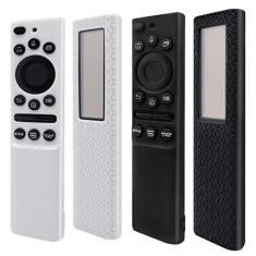 [Pacote com 2] Capa de silicone ZEVGOV para Samsung Smart Solar Cell Controle Remoto Série BN59 Capa protetora para crianças, à prova de choque