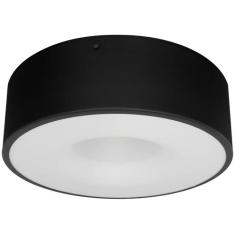 Plafon Taschibra Sushi Redondo 4xe27 Bivolt Preto