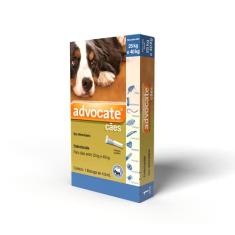 Antipulgas Advocate Bayer para Cães de 25kg até 40kg - 3 Bisnagas de 4,0ml
