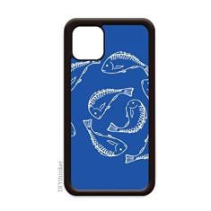 Peixe Frutos do Mar Surround Food para iPhone 12 Pro Max Capa para Apple Mini Mobile Case