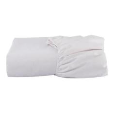 Lençol Avulso C/Elástico Branco Queen 100 % Algodão - Vigui