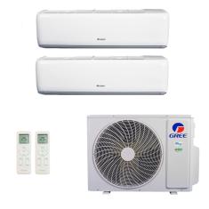 Ar-Condicionado Multi Split Inverter R-32 Gree 18.000 (1x Evap HW 9.000 + 1x Evap HW 12.000) Quente/Frio 220V