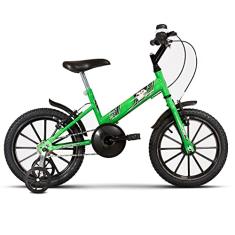 ULTRA BIKE Bicicleta Infantil Kids Dragon Mod. T Aro 16 Verde Kw/Preto