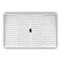 Janela de Aço Veneziana de Correr 100x120cm 4 Folhas Minas Sul Mgm