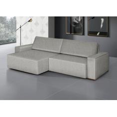 Sofá Siena - Retrátil / Reclinável 240 Cm Linho - ESTOFADOS GRAFANI