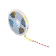 Fita Led Cob 18W 5M 12V IP20 C/ Fonte Qualidade 100% Gaya, Amarelo, Bi