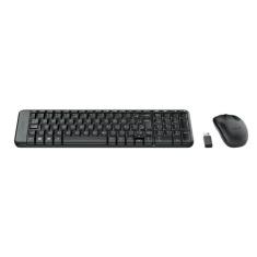 Combo Teclado e Mouse sem fio Logitech MK220 com Design Compacto, Cone