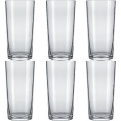 Jogo 6 Copos Vitamina Bar 390 ml Nadir Figueiredo