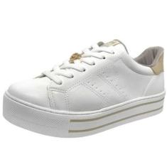 Tenis Feminino Flatform Casual Conforto Via Marte-Feminino