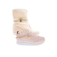 Tenis Infantil Menina e Bota Infantil - KIT 2 PARES Tam 24 ao 34 - sap
