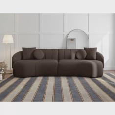 Sofá Curvo 4 Lugares 240cm Lua Yescasa