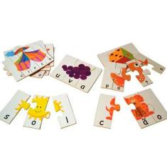 Brinquedos Educativos Jogo Soletrando 48 Peças