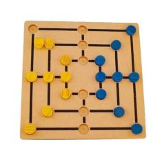 Brinquedos Educativos Jogo Trilha em Madeira 18 Peças