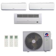 Ar-Condicionado Multi Split Inverter R-32 Gree 24.000 (2x Evap HW 12.000 + 1x Evap Cassete 1 Via 12.000) Quente/Frio 220V