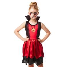Fantasia Halloween Infantil Vampiro Poncho Mexicano Palhaça - Fantasia