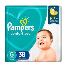 Fralda Pampers Confort Sec G 9 à 13 kg