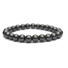 Pulseira Pedra Natural Hematita Cinza - Vorax acessórios