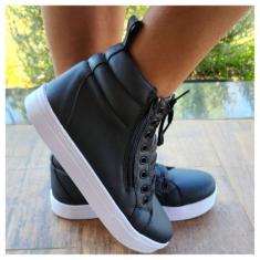 Tenis Feminino Academia Solado De Borracha aderente - Fierre, Preto, 3