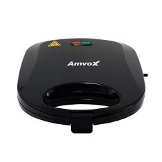 Sanduicheira Elétrica, Amvox, Ams 370-2 New 220V, Preta
