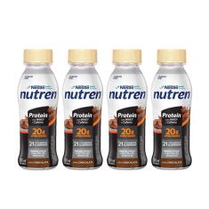 Kit 4 Nutren Protein Chocolate Suplemento Alimentar 260ml