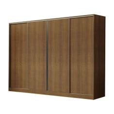 Guarda-roupa Casal Madesa Apolo 4 Portas De Correr Rustic