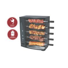 Assador Elétrico Rotativo Vitta Smart 05 Espetos com Vidro Curvo Preto Arke