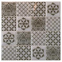 Pastilha Adesiva Quadrada Coimbra Kit 4 Placas Adesivo 3 M