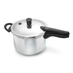 Panela de Pressão Press 20 cm 4,5 L em Alumínio Polido Nigro