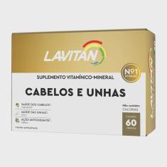 Multivitamínico lavitan cabelos E unhas com 60 capsulas