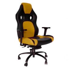 Cadeira Gamer para Escritório Linha Gamer Racing Cor Amarelo - DESIGN 