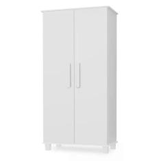Armário Multiuso Berlim 2 Portas Branco Móveis Luapa Branco