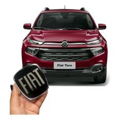 Adesivo Grade Dianteira Fiat Toro 17/19 Emblema Black Piano - SPORTINO