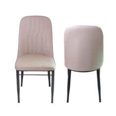 Kit 2 Cadeiras Ergonômica Impermeável Escritório Fixa Palito (Cinza)