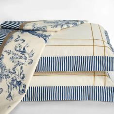 Jogo Lençol Divine Queen Percal 4 Pçs Palha