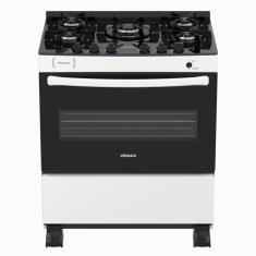 Fogao 5 Bocas Venax Picasso Vitreo Branco Gas Glp