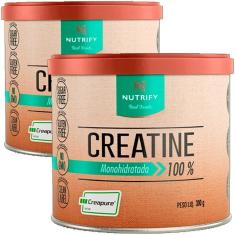 Creatine Creapure Monohidratada Nutrify 300g Kit 2 Unidades-Unissex