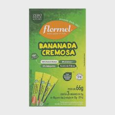 Bananada Cremosa Flormel Sem Açúcar 66g