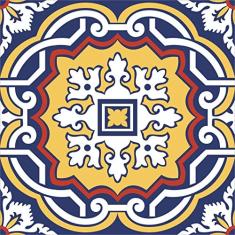 Adesivo De Parede Azulejo Português Kit 30 Unida De 15cm