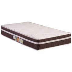 Colchão Solteiro D28 / Anatômico Orthoface Vip Euro Pillow Brown (88x188x30) - Polar