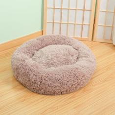 KAIJIE Cama de cachorro para cães extra – Cama lavável para animais de estimação, antiderrapante, redonda e fofa, para cães com diâmetro de 90 cm