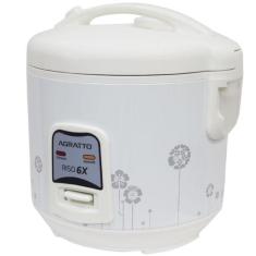 Panela Elétrica de Arroz e Legumes 6 Xícaras Antiaderente Riso 6X Agra
