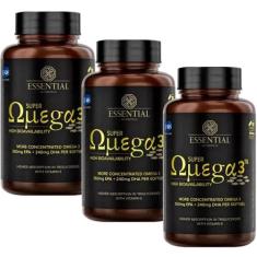 Kit 3x Super Omega 3 TG (180 caps cada) 1000mg - Essential Nutrition