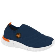 Tênis Infantil Masculino Lycra Slip On Molekinho 2831.104, Marinho lar