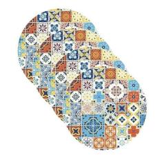 Sousplat estampa Azulejo Português Colorido impresso tecido Microfibra