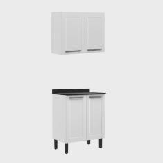 Cozinha Compacta em Aço 2 Peças 4 Portas Florença Itatiaia