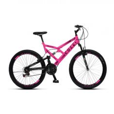 Bicicleta Colli Gps, Aro 26 Aero, Freio V-brake, Quadro 18 Rosa